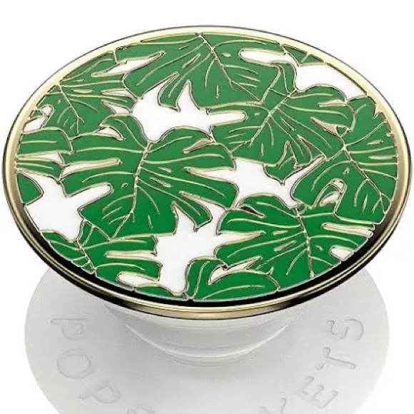 POP SOCKET PREMIUM Enamel Monstera-NEW - Picture 2 of 7